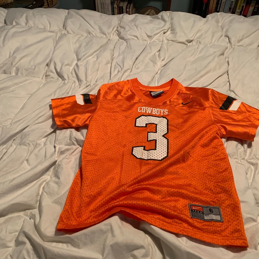 NIKE BOYS COWBOYS FOOTBALL JERSEY SIZE 6